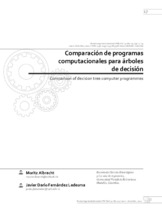 Comparación de programas computacionales para árboles de decisión